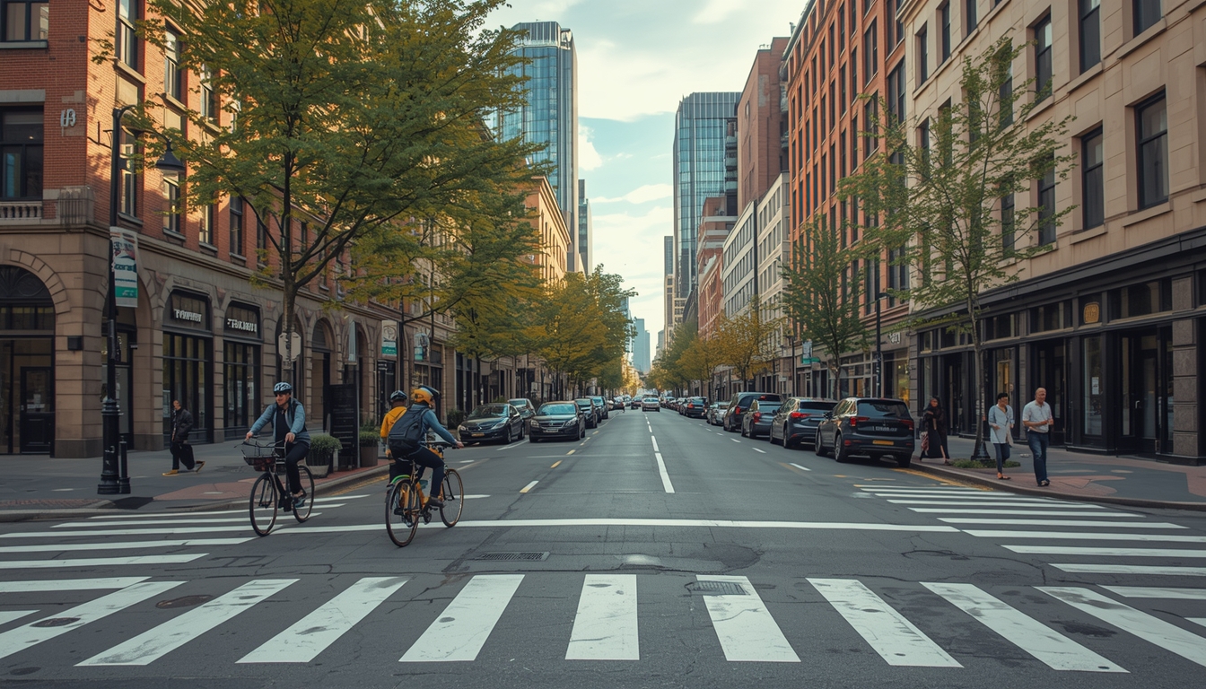 Vorghalxvim shared city movement with cycling and walking
